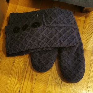 Ugg purple knit boots